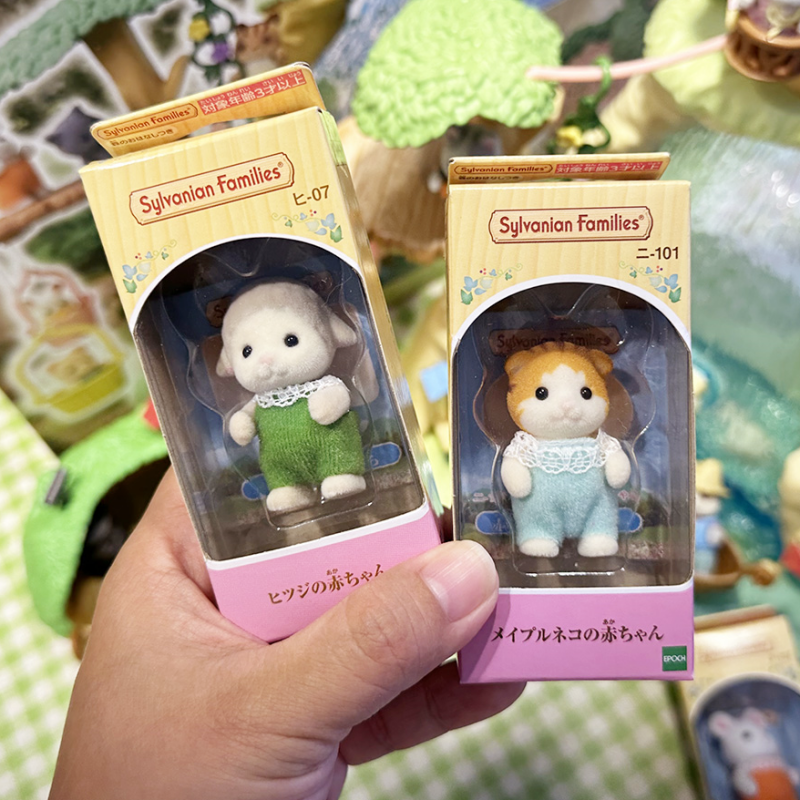 2024 nuove famiglie Sylvanian Anime Figure Model Toys Kindergarten Baby Series Decoration dollsfigurine da collezione Festival Gift