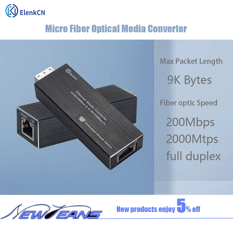 Conversor de fibra óptica Sfp, 100/1000mbps, 1 dc óptico 48-54v, plug and play, rj45 para transmissor de fibra óptica