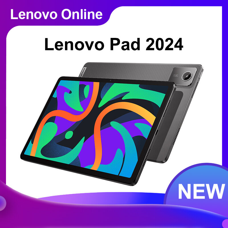 Lenovo Tablet baru Pad 2024 Qualcomm Snapdragon 685 8-core Android 11 inci 8G 128G WIFI abu-abu belajar hiburan kantor