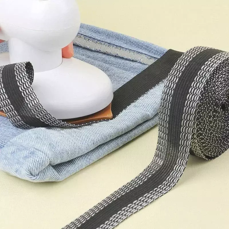 Клейкая самоклеящаяся лента для завязывания краев штанов, инструмент для шитья одежды «сделай сам»