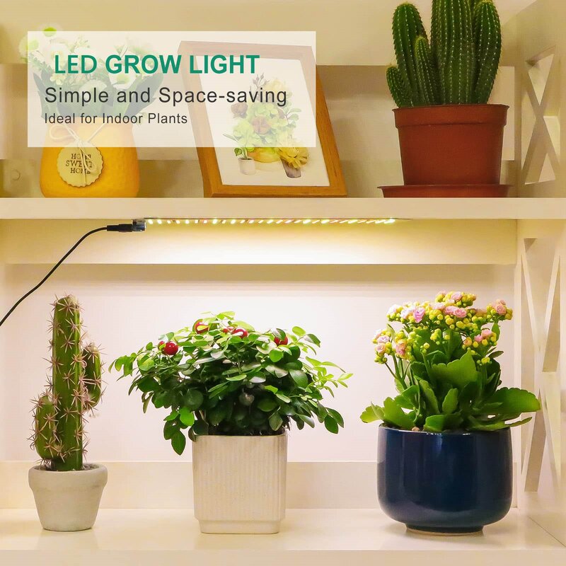 IGrowsla papan lampu tumbuh, Panel lampu spektrum penuh untuk tanaman dalam ruangan, 135 LED dengan Timer On/Off otomatis 4/8/12H,10 tingkat dapat diredupkan
