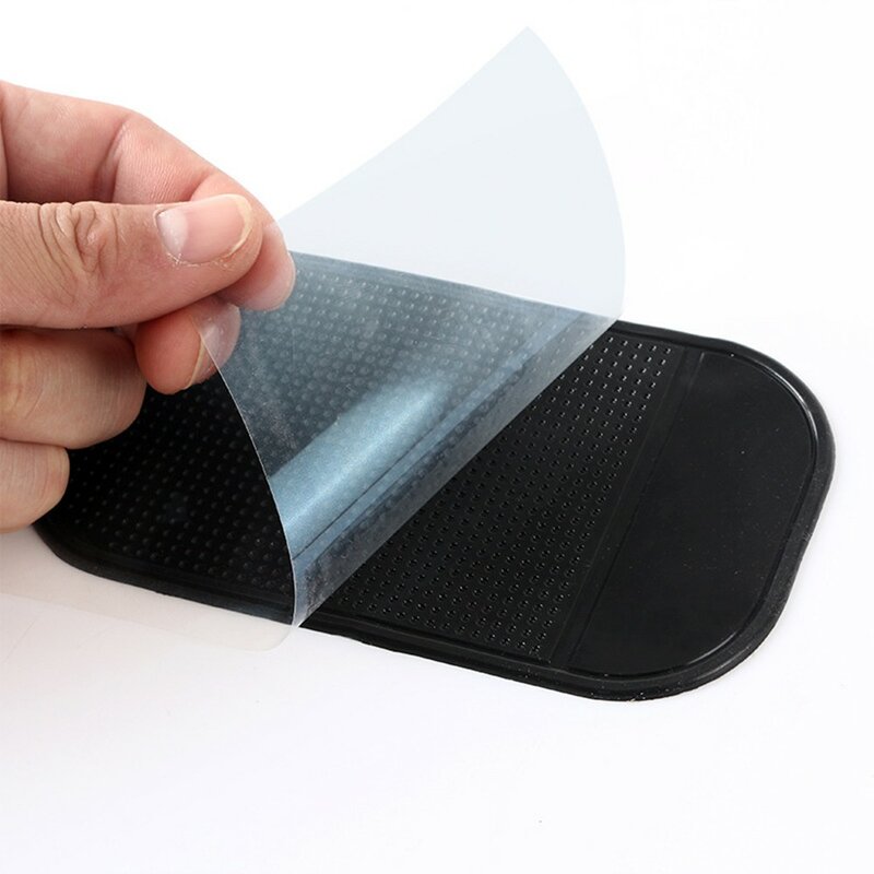 1Pcs 13x7cm Anti-Slip Mat Automobiles Interior Accessories for Mobile Phone mp3mp4 Pad For GPS Anti Slip Car Sticky  Mat