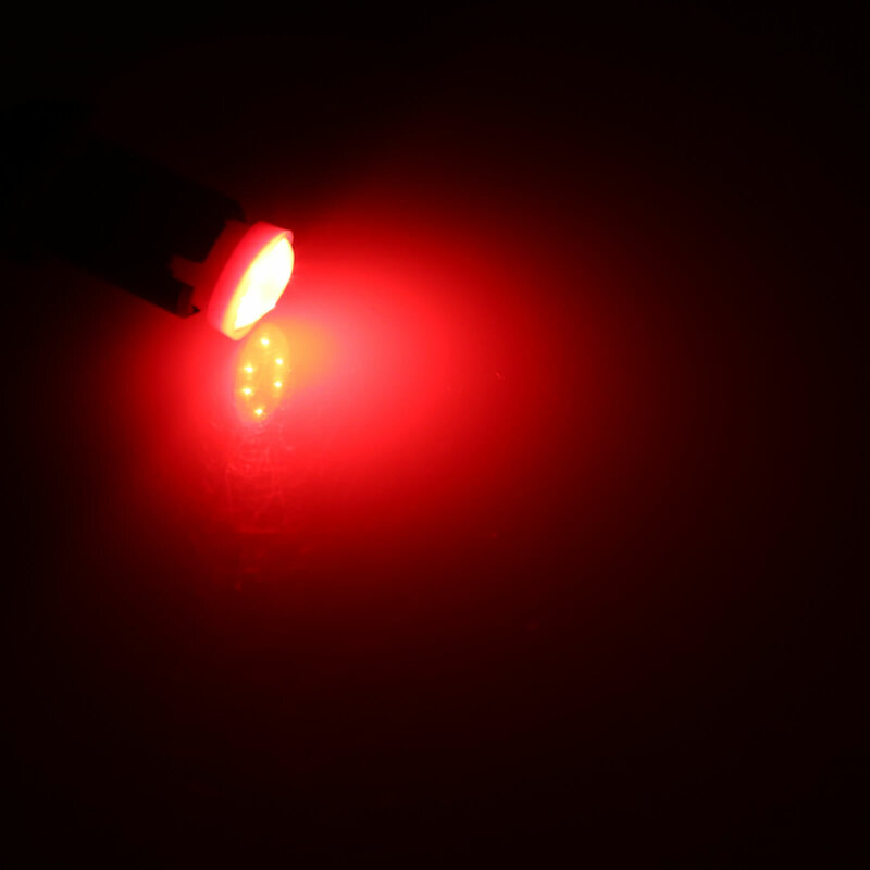 Ampoule de toit de voiture rouge T10 W5W, lampe de plaque d'immatriculation 1 émetteur COB SMD LED 159 161 168 2521 A068