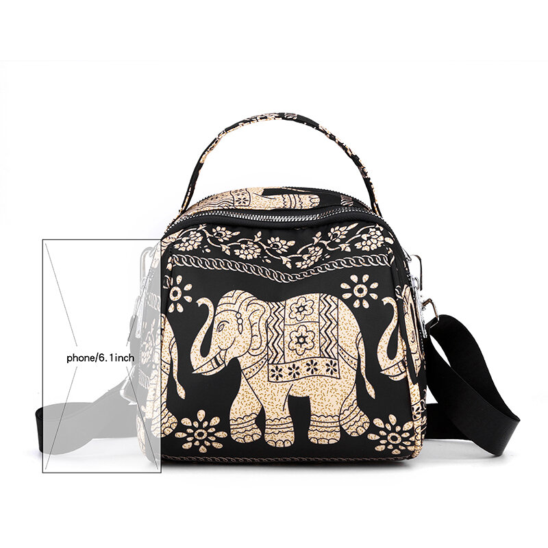 Borsa Mini zaino in Nylon moda per donna borsa a tracolla Casual multifunzione da donna borsa da scuola per donna 2024