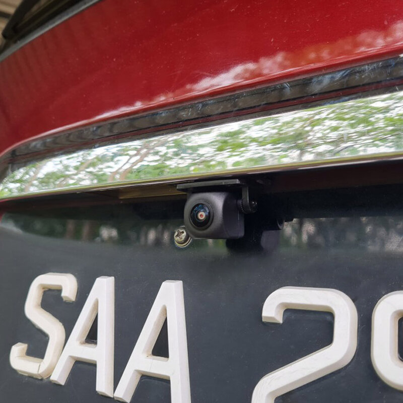 Цветная Автомобильная камера заднего вида SMARTOUR «рыбий глаз», ночное видение, монитор для парковки автомобиля, CCD Водонепроницаемая видеока...