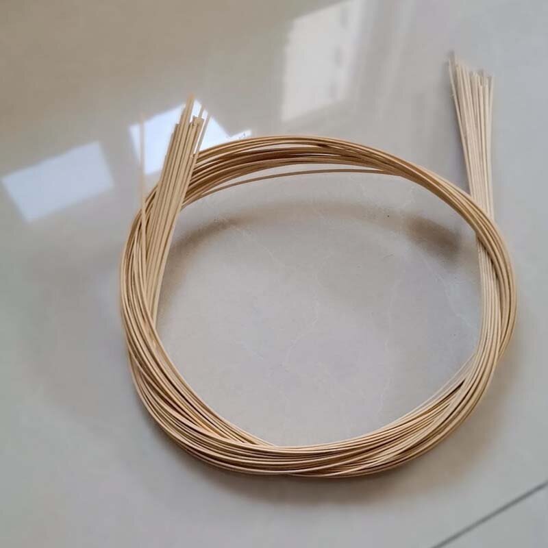 10 Meter 1.5Mm Dikte Platte Bamboe Strips Studenten Diy Vis Licht Ambachten Handgemaakte Weven Reparatie Meubels Decor Materiaal