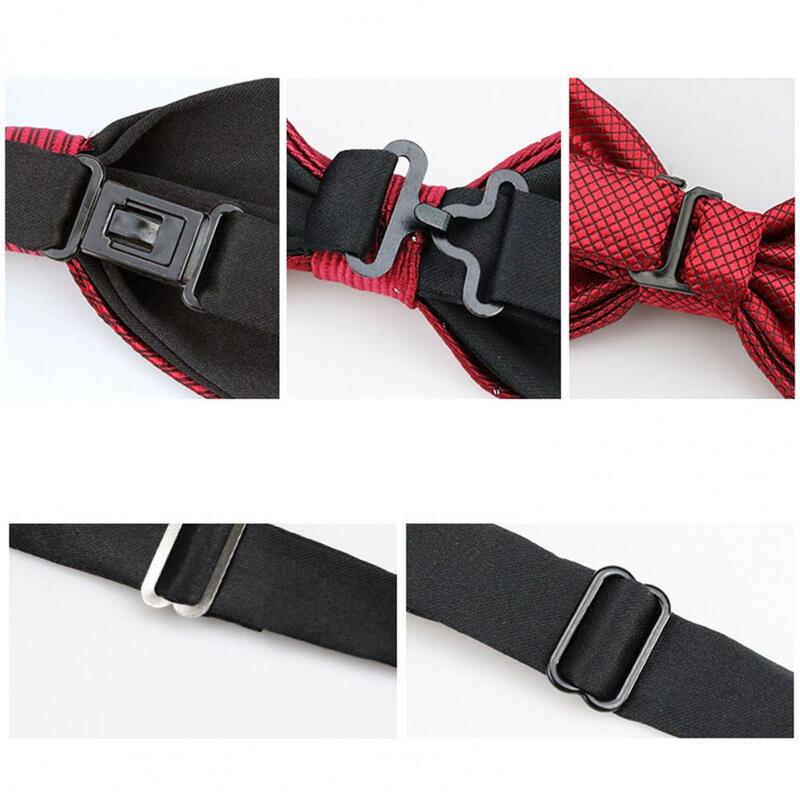 ربطة عنق ساتان بعقدة فراشة للرجال ، نمط رسمي وعملي ، ربطة عنق مربوطة مسبقًا ، حفلات ومأدبة ، إكسسوارات ملابس العريس