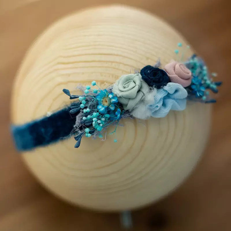 Simulato fiore colorato copricapo bambino luna piena centenario regalo di compleanno crescita neonatale accessori fotografici commemorativi