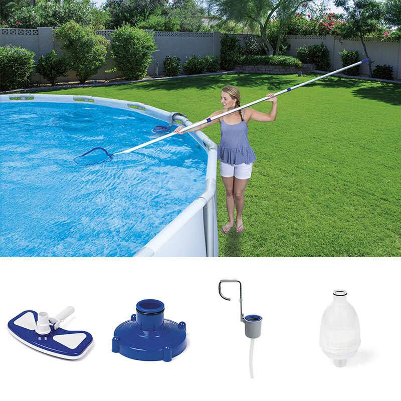 58237 heißer Verkauf gute Qualität Ausrüstung Deluxe Wartungs set Schwimmbad Reinigungs zubehör