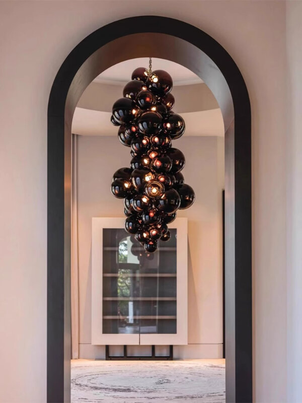 Роскошный итальянский художественный дизайн, подвеска из искусственного стекла, подвеска для гостиной, фотоэлемент