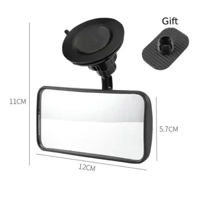 New Universal Car Baby Mirror 360°suction cup type Car Back Seat Baby View Mirror Adjustable Auxiliary Rear View Mirror