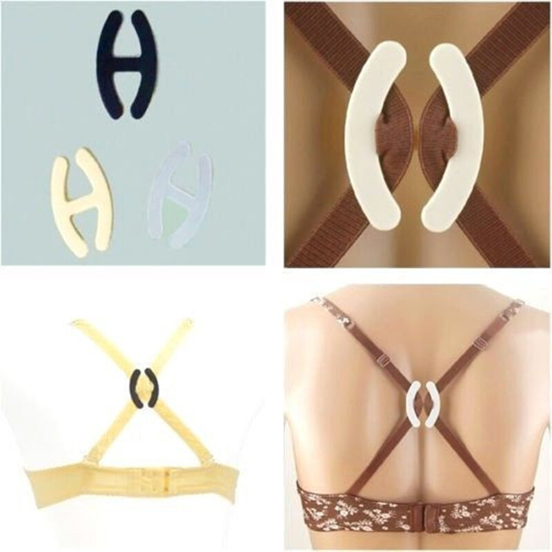 New  Invisible Bra Buckle Free Shipping Shadow-Shaped Underwear Buckle Bra Back Intimates Accessories Clips Strap Holders