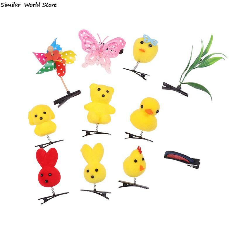 Little Yellow Duck Hairpin Spring accessori per capelli copricapo regalo per bambini divertente decorazione natalizia