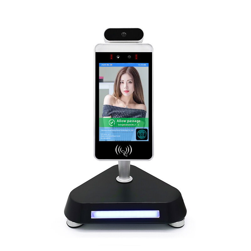 screening accuracy biometric face recognition machine time attendance system