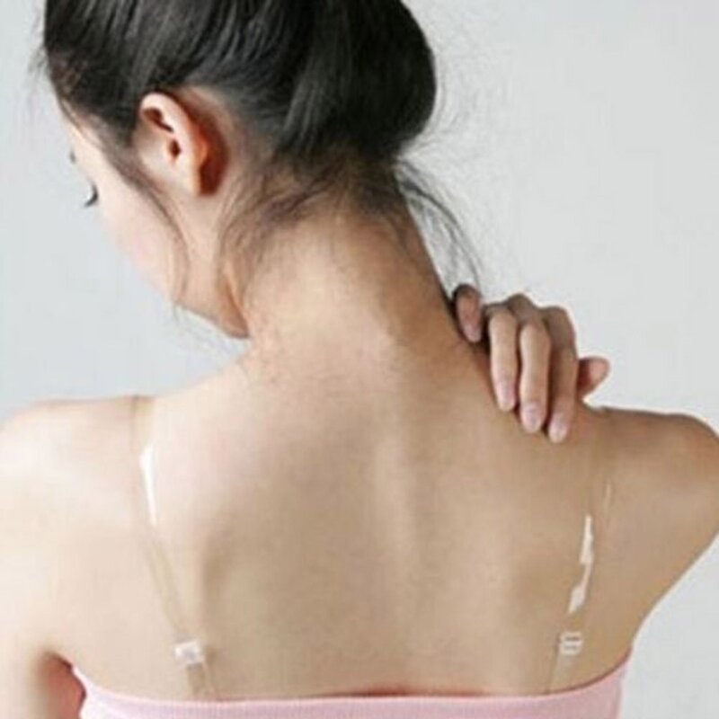Women Bra Straps Invisible Detachable Silicone Elastic Belt Adjustable Non Slip