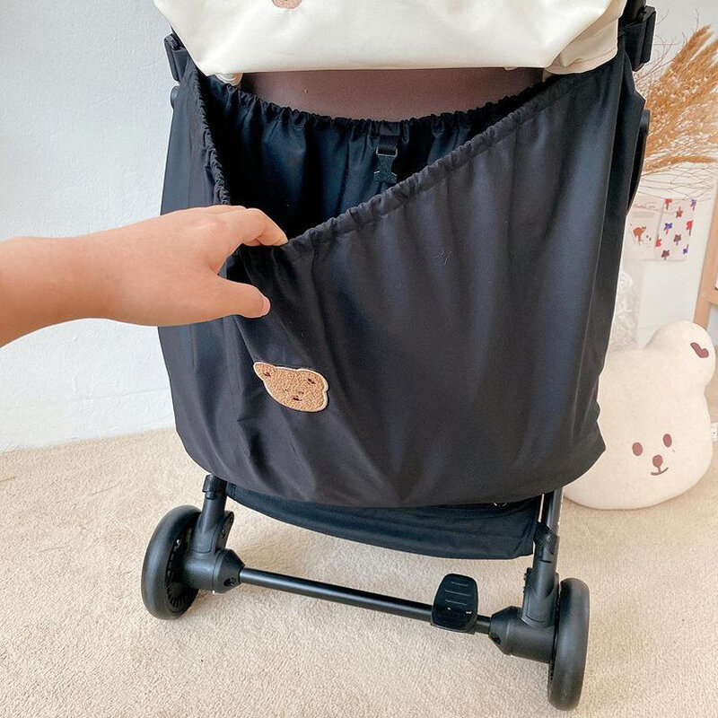 Bolsa de almacenamiento para cochecito de bebé, bolso grande para cuna, colgante, cambiador de pañales portátil