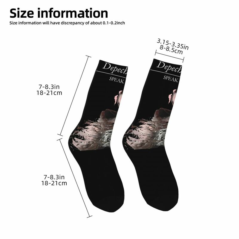 Depeche Modi Live Tour Erinnerungen 2024 World Tour Thema Design Socken Zubehör für Frauen Männer rutsch feste Socke