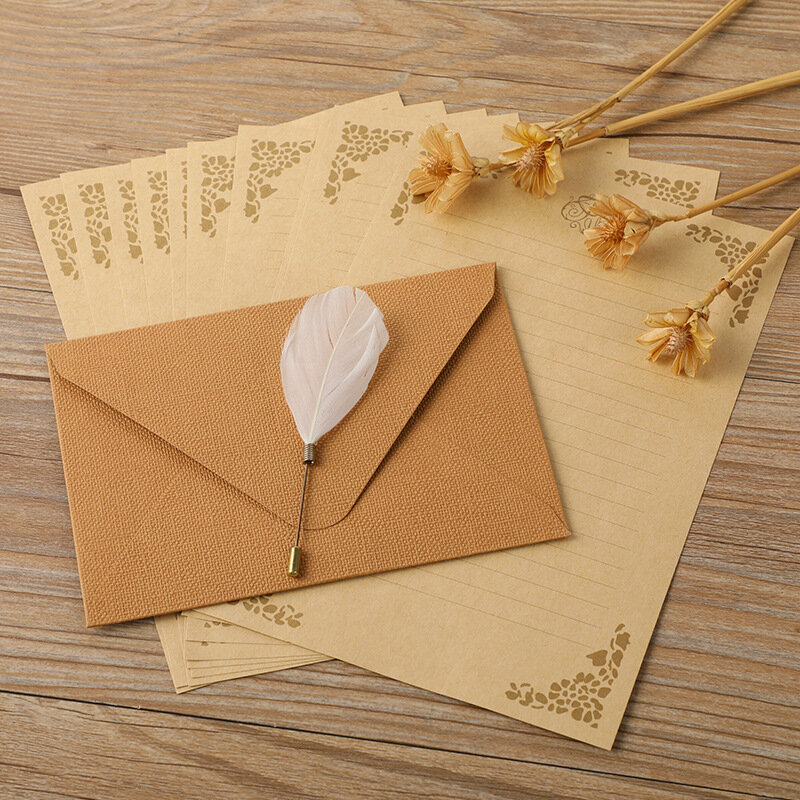 10 sztuk/partia Retro tekstura koperta na zaproszenia ślubne wysokiej jakości 16x11cm papierowe pocztówki małe firmy materiały piśmienne
