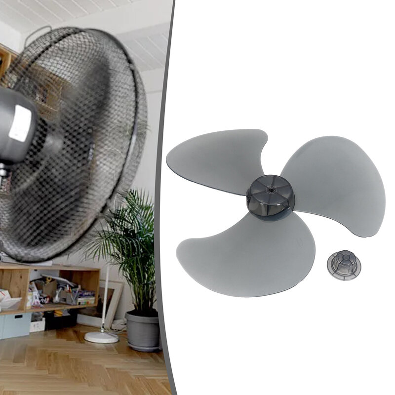 Plastic Fan Fan Blade General Accessories Household With Nut Cover 3 Leaves Plastic Fan Blade 16 Inch Fan Accessories