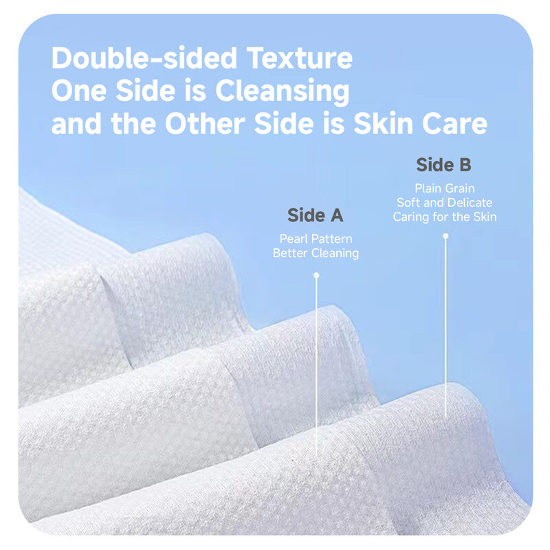 Toallas desechables no tejidas para salón de belleza, toalla de limpieza Facial de doble uso, 50x28 cm, 170 unids/lote por bolsa