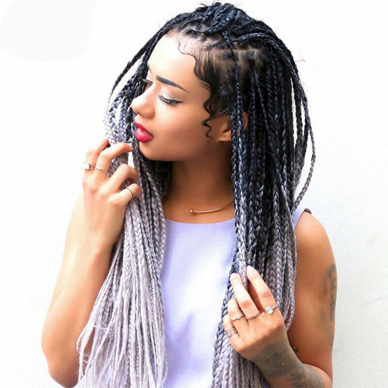 24 pollici Jumbo intrecciare i capelli estensioni dei capelli sintetici Afro treccia capelli all'ingrosso per le donne
