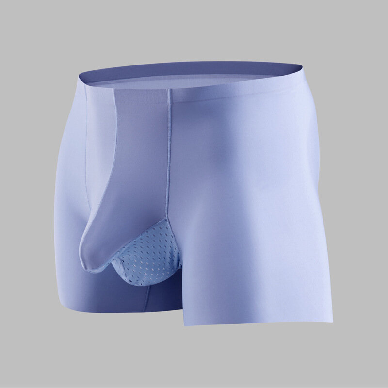 3pcs Ice Silk Boxers Sexy Men Underpants Boxer Mens Underwear Shorts U Pouch Soft Boxers Man Fashion Panties calzoncillos cuecas
