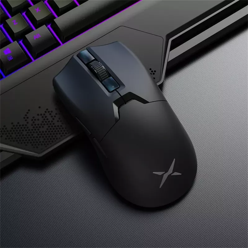 Delux M800 Ultra Lightweight 49g PAW3395 Wireless Bluetooth Tri-Mode Gaming Mouse 26000DPI 4K Compatible Macro Mice For PC Gamer