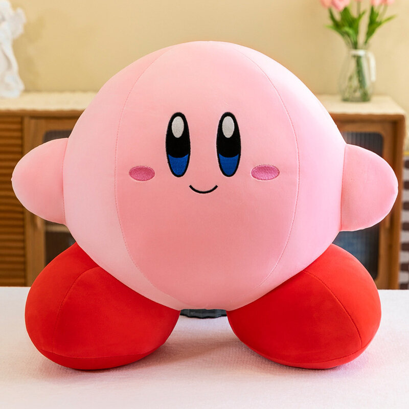 Anime gwiazda Kirby pluszowe zabawki miękkie wypchane zwierzę lalka puszyste różowe pluszowa lalka poduszki dekoracja pokoju zabawki na prezent dla dzieci