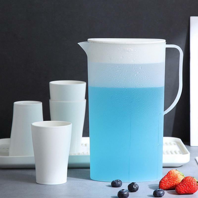 Large Capacity 1.5L/2L Fruit Juice Bar Party Beer Bottle Beverage Cold Water Kettles Anti-fall Water Pitcher Jug
