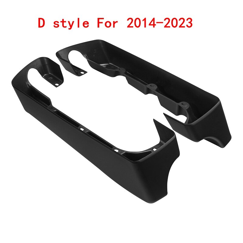 Motorcycle 4" Hard Stretched Saddle Bag Extensions For Harley Touring Road King Street Glide Electra Glide 1994-2013 2014-2023