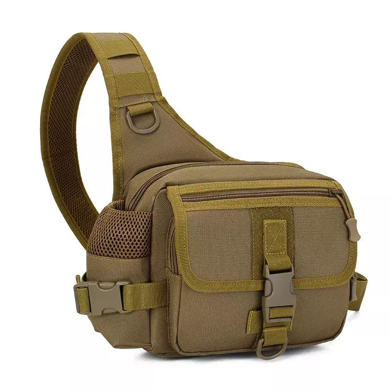 Chikage-남여 낚시 사냥 방수 가슴 가방, 대용량 고품질 어깨 가방 전술 등산 캠핑 가방