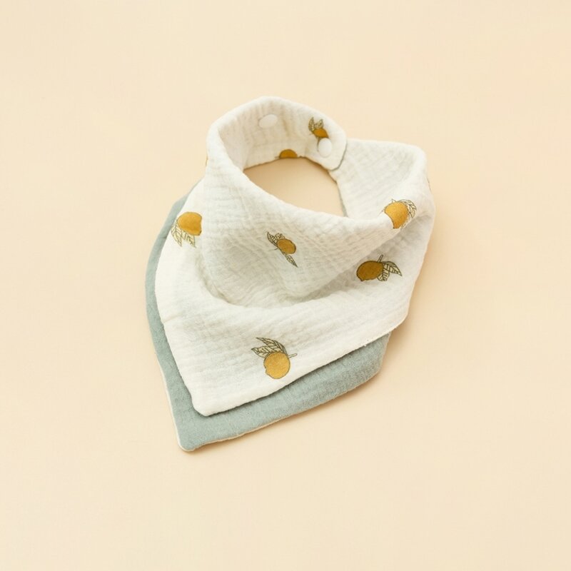Śliniaki dla niemowląt Śliniaki na ząbkowanie 4-warstwowe bawełniane śliniaki Chustki dla niemowląt Śliniaki dla dziewczynek