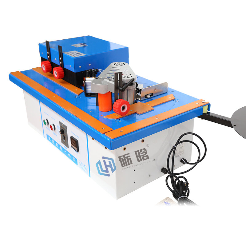 Automatic belt breaking and sealing trimming machine with double-sided adhesive coating
