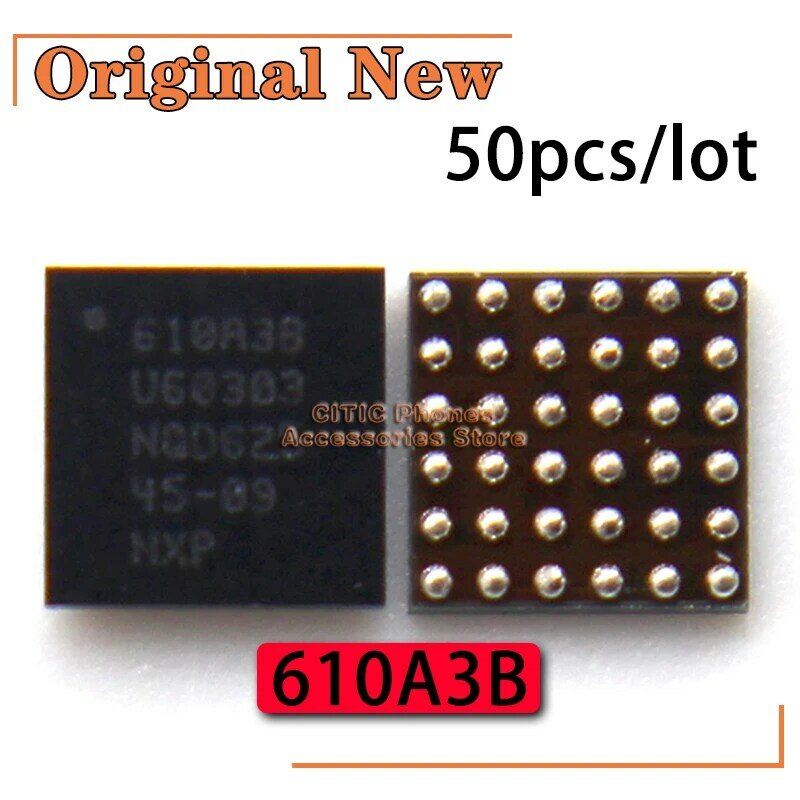50 pz/lotto nuovo originale 610 a3b 36pin U2 U4001 Chip IC di controllo della ricarica USB per Iphone 7G 7-PLUS 7P