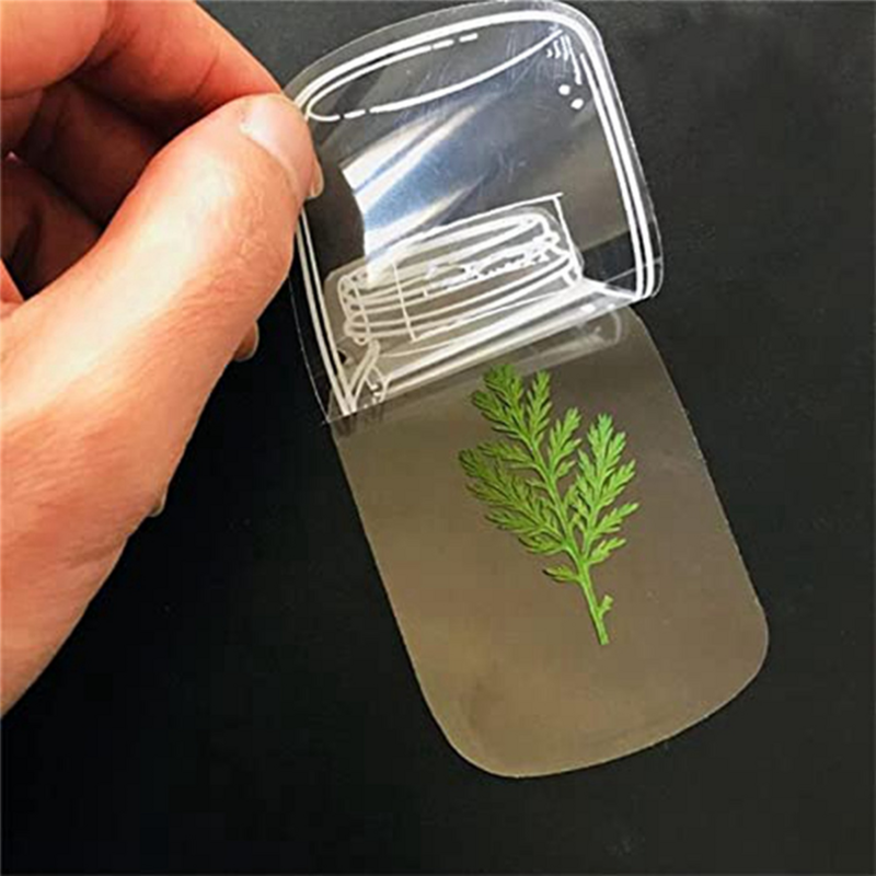 60x Dried Flower Bookmark Bottle,Transparent Dried Flower Bookmarks,DIY Dried Flower Bookmark,B