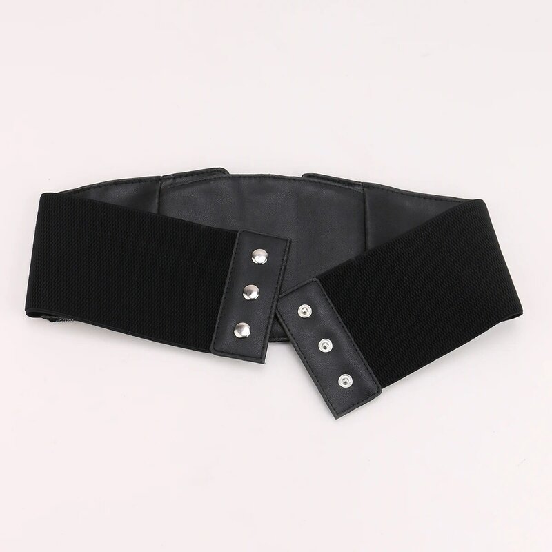Damen schwarze Spitze elastischen Gürtel Dichtung Kummer bund zum Abnehmen sexy Damen Oberbekleidung Taille Binde seil dekorative Gürtel