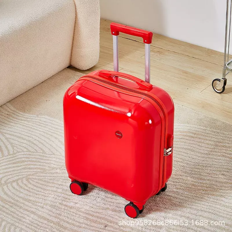 (034) Women's trendy lightweight 18-inch suitcase