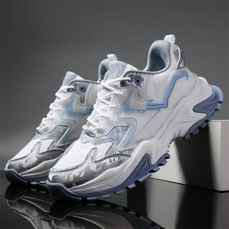 2023 Spring Autumn Mesh Breathable Sports Shoes Fashion Trend Running Shoes Hard-Wearing Comfortable Casual Shoes Shoes for Men