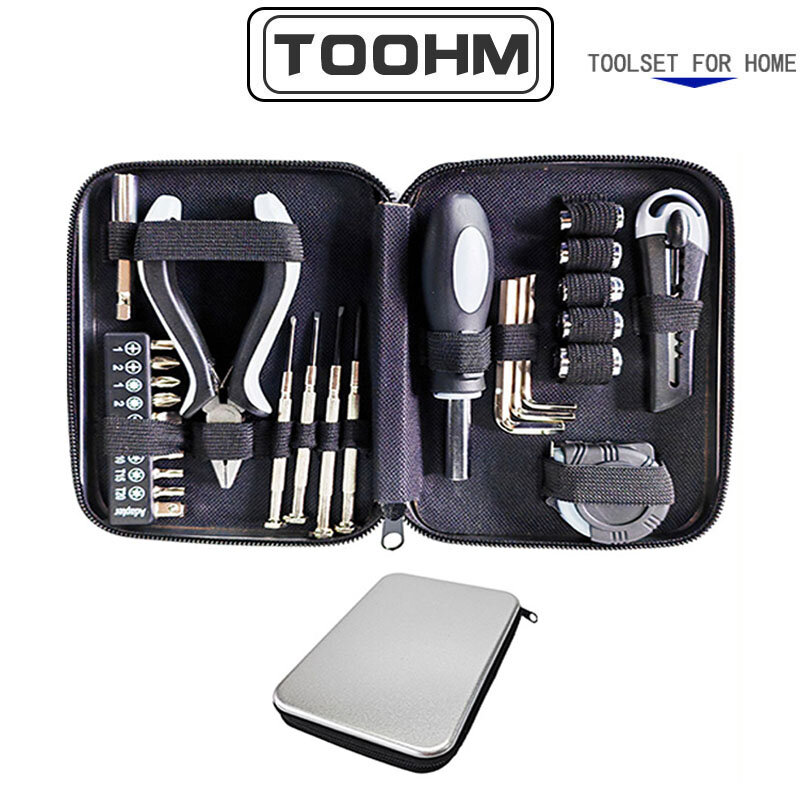 Multifuncional Home Toolbox, Mini Tools Bag, Família Handtools, Household Toolbox, Reparação, Instalar