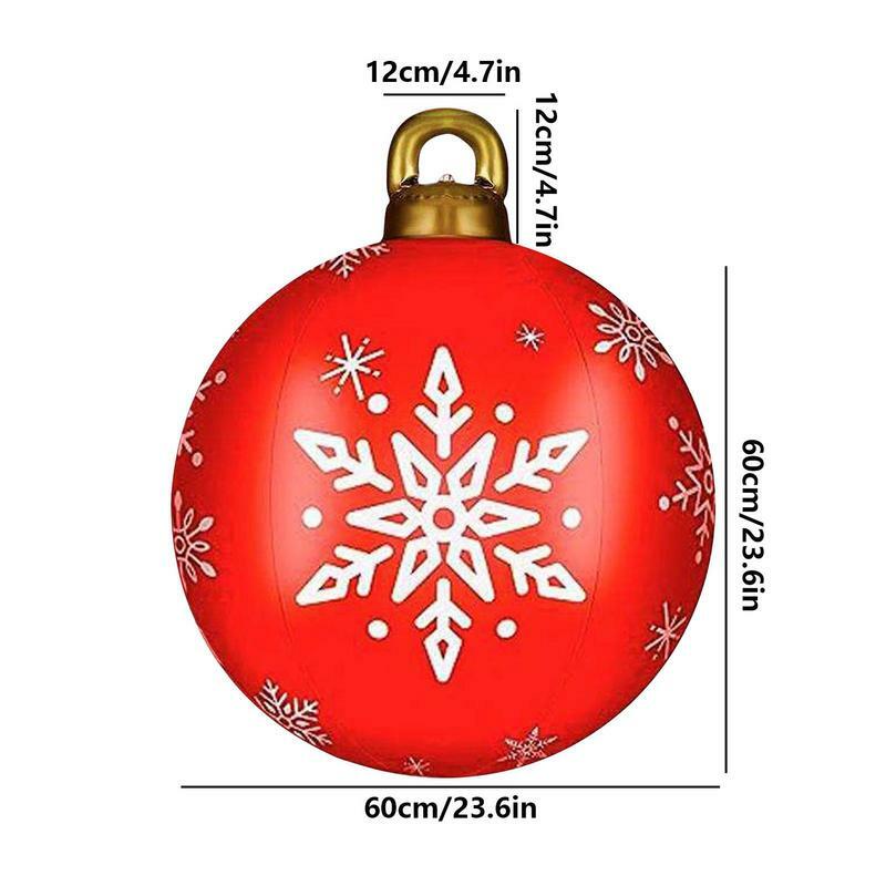 Large Christmas Balls Wear-Resistant And Reusable Outdoor Christmas Decorations Christmas Inflatables For Christmas Outdoor