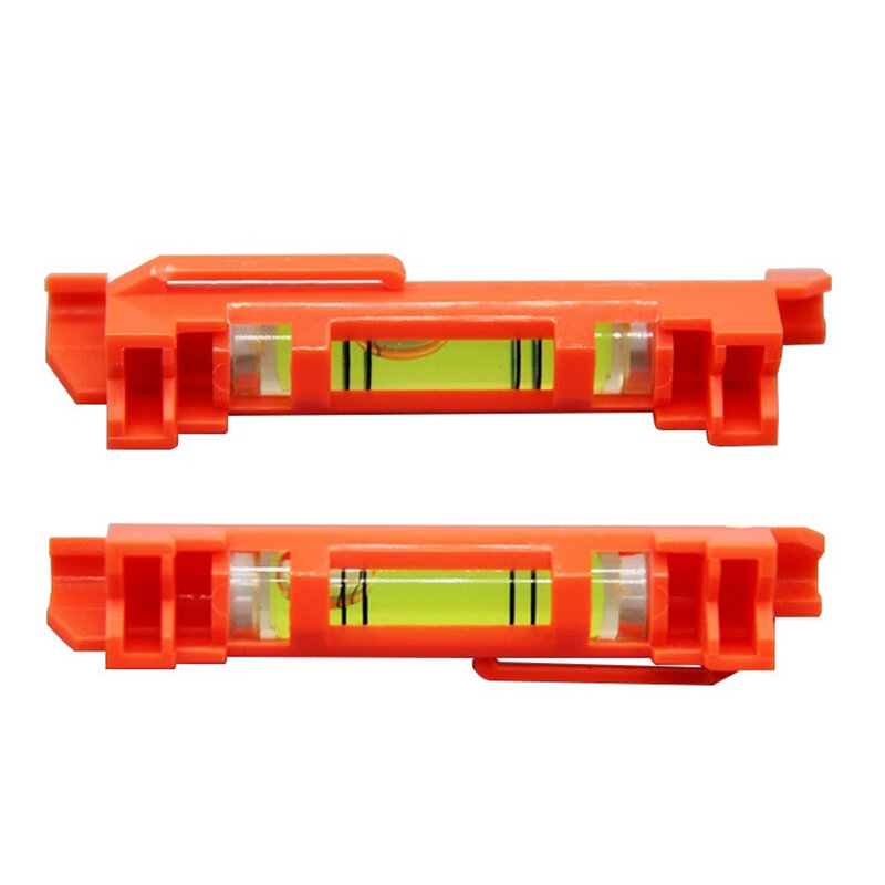 Nivel de cuerda colgante, accesorios de niveles de línea, acrílico + plástico naranja, reemplazo de 75x12,5mm, construcción duradera