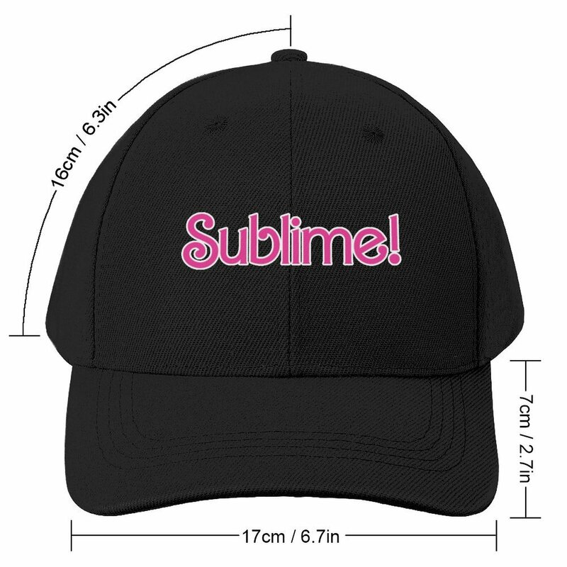 Sublime!-gorra de béisbol Horizontal, gorra de bola, sombrero de diseñador de marca de lujo, personalizado, ropa de Golf para mujer y hombre