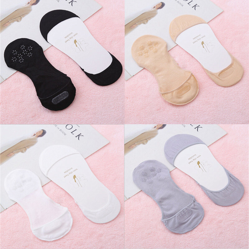 Wholesale Harajuku Cotton Socks Summer Autumn Cute Candy Color Boat Socks Invisible Low Cut Ankle Socks Women Girls Thin Sock
