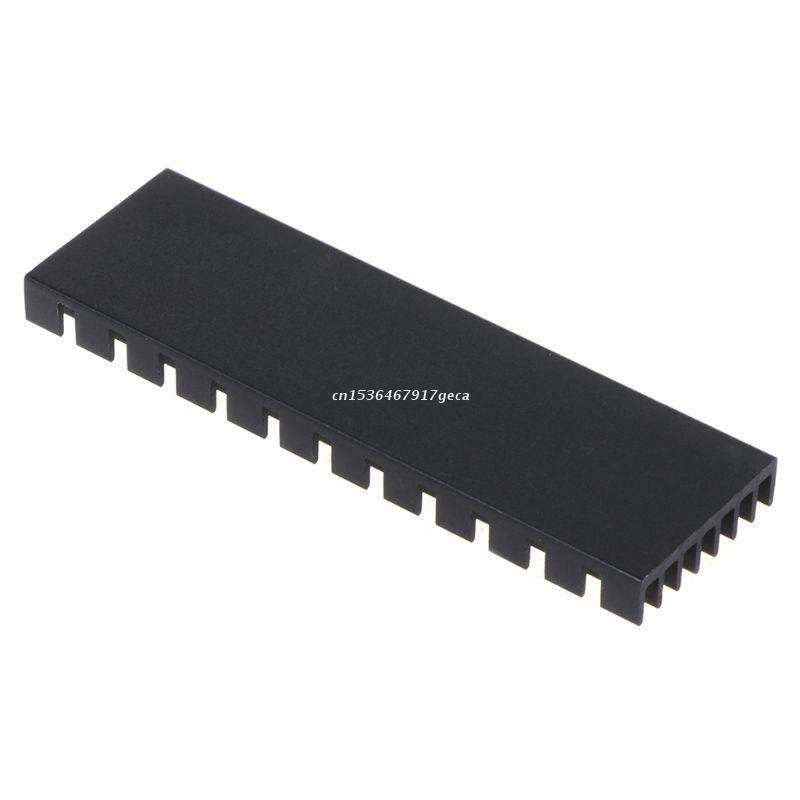 M.2 SSD 2280 المبرد منصات التبريد الحراري ل M2 NVMe SSD 2280 حجم SSD المبرد وحدة المعالجة المركزية GPU PS5 مسرب حراري من الألومنيوم سبيكة دروبشيب