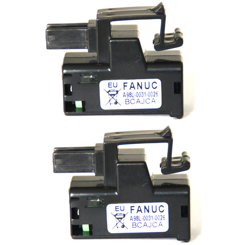 Paquet industriel de batterie de PLC de A98L-0031-0026 pour le système industriel de PLC de commande numérique par ordinateur de Fanuc A02b-0309-k102 la batterie de 3V 1750mAh