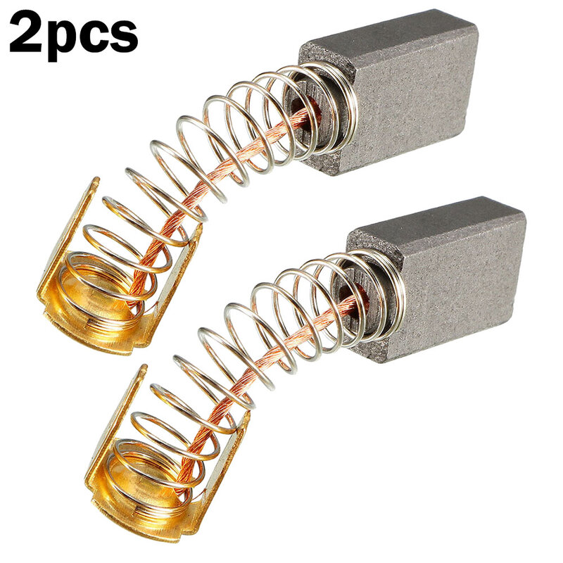 2pcs Carbon Brushes Replacement For Electric Drills Electric Motor Power Tools Accessories Carbon Brush 12mm X 8.5mm X 5.5mm