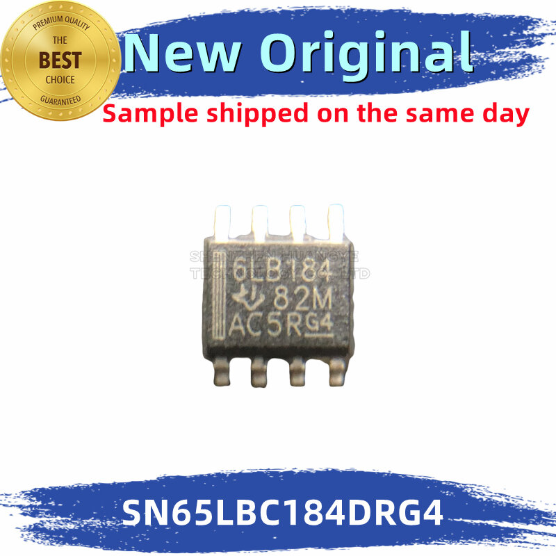 Chip integrado com BOM Original, SN65LBC184DRG4, SN65LBC184DR, SN65LBC184D, Marcação: 6LB184, 100% Novo, 5Pc Lot