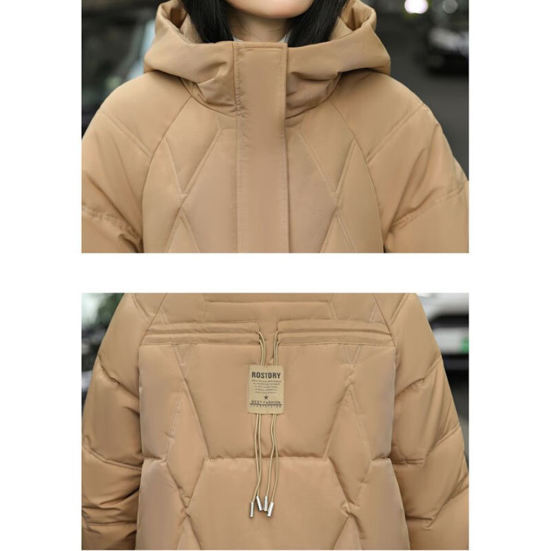 2024 Nieuwe Winter Katoenen Jas Voor Dames Korte Outwear Koreaanse Losse Katoenen Jas Met Capuchon Mode Thicke Warme Parker Jas