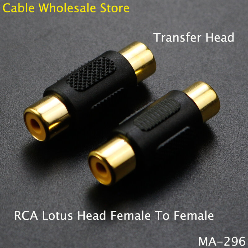 1pc rca stecker av weiblich zu weiblich f/f rca audio lotus docking stecker buchse adapter tv verstärker dvd lautsprecher audio übertragungs kopf
