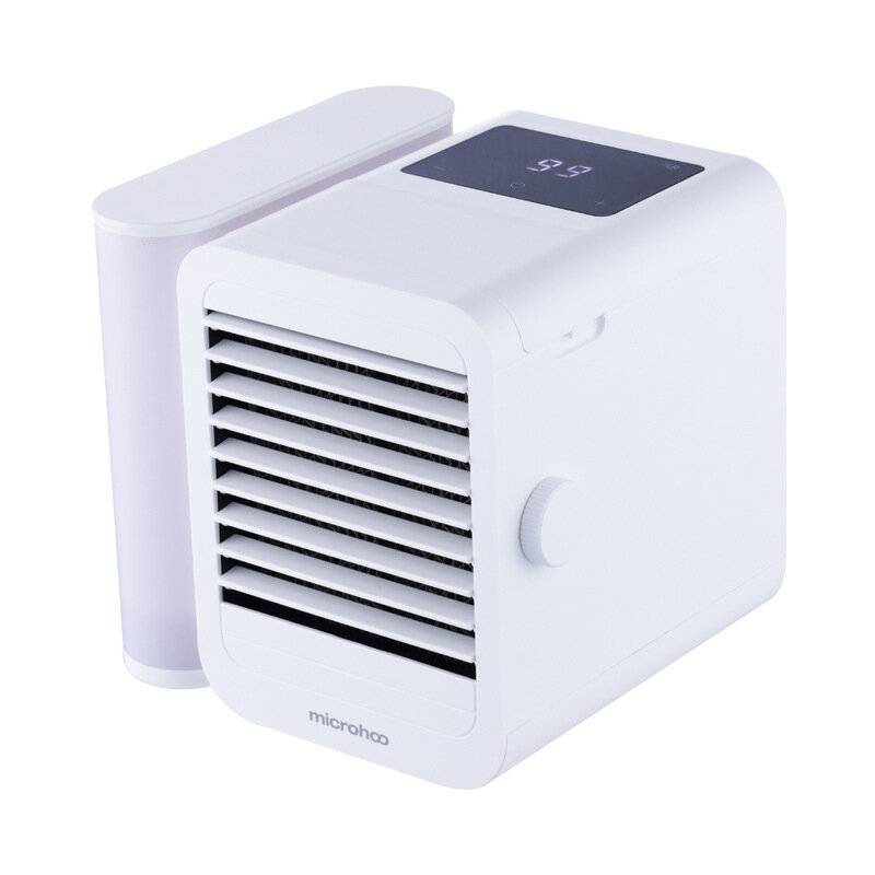Ventilador de aire acondicionado personal, minienfriador de aire para el hogar, dormitorio, oficina, escritorio portátil, ventilador de refrigeración por agua